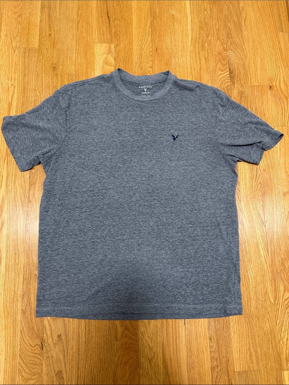 American Eagle Outfitters Men's Dark Heather Gray Crew Neck Tee